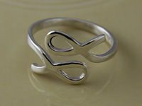 Awareness Ribbon Adjustable Ring