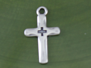 Plain Cross with Cross Charm