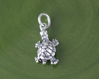 Sterling Silver Turtle Charm
