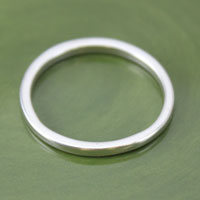 Sterling Silver 1.5mm Band Ring