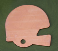Copper Football Helmet Blank