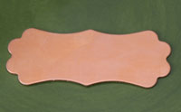 Copper Scroll Stamping Blank