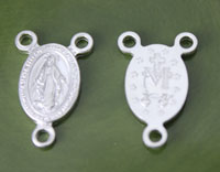 Silver Virgin Mary Rosary Station