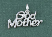 Silver God Mother Charm