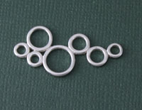 rling Silver Bubbles Link