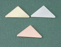 Small Triangle Stamping Blank