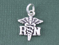 Small Registered Nurse Charm