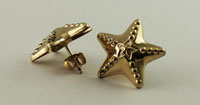 Gold Filled Starfish Stud Earrings