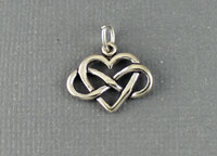 Infinity Heart Charm