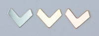 Small Cheveron Stamping Blank