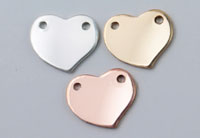 Small Heart w/ Two Holes Heart