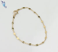 Gold Filled Double Bar Link Bracelet