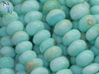 14mm Blue Opal Round Beads
