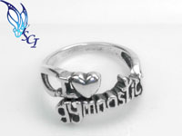 I Love Gymnastics Adjustable Ring