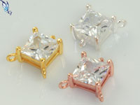 Square CZ Y Lariat Centerpiece