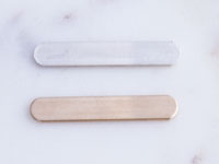 Large Gold Filled Dog Tag ID Blank