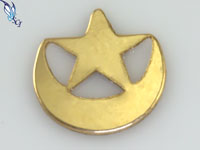 Moon and Star Charm Connector