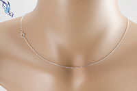 1.2mm Sterling Silver Flat Cable Chain