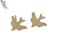 Gold Filled Dove Earrings