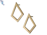 Gold Filled Open Kite Earrings