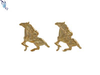 Gold Filled Polo Pony Earrings