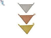 Textured Triangle Link Connector