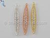 Long CZ Skinny Dagger Bar Pendant