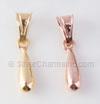 Puffed Short Pendant Teardrop