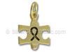 Gold Plated Awareness Ribbon Puzzle