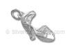 Sterling Silver Strap Heel Shoe Charm