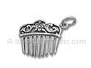 Sterling Silver Victorian Style Comb Charm