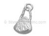 Sterling Silver Vintage Style Purse Charm