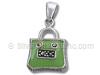 Enamel Purse Charm with Marcasite