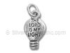 Sterling Silver The Lord is My Light Charm