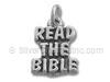 Sterling Silver Read the Bible Phrase Charm