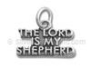 Sterling Silver The Lord is My Shepherd Charm