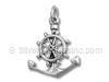 Sterling Silver Wheel with Anchor Charm