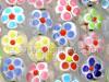 Multi-Color Daisy Glass Beads