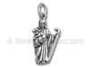 Sterling Silver Jesus Holding a Lamb Charm