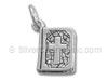 Sterling Silver Holy Bible Charm