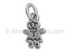 Sterling Silver Gingerbread Woman Charm