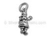Sterling Silver 3D Santa Clause Charm