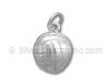 Sterling Silver Shiny Volleyball Charm