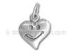 Happy Face Heart Charm