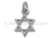 Sterling Silver Shiny Star of David Charm