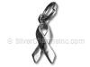 Sterling Silver Awareness Ribbon Charm