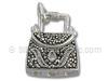 Sterling Silver 3D Marcasite Purse