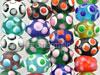 Multi Colored Lampwork Glass Beads