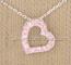Pink Cz Pendant Necklace