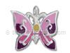 Pink Enamel Butterfly Charm